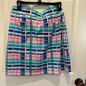 Talbots size small plaid skort shorts skirt